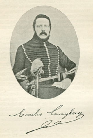 <span class="mw-page-title-main">Edvard Emile Langberg</span> Danish general who served in Mexico