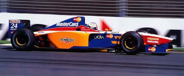 Vincenzo Sospiri (pictured) and Ricardo Rosset both failed to qualify for the 1997 Australian Grand Prix.