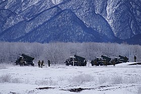 Полевые занятия на общевойсковом полигоне Тарское. Январь 2019 года.