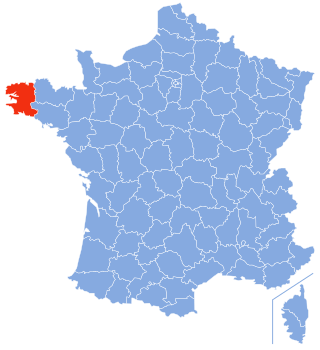 Position du Finistère en France