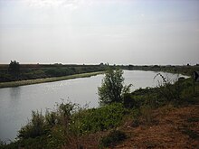 Il fiume Tartaro a San Zeno in Valle, comune di Villa Bartolomea (VR)