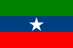 Vlag van Ogaden in Ethiopië