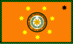 Flag of the Cherokee Nation.svg