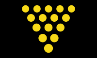 Flag of the Duke of Cornwall.svg