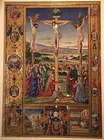 Crucifixion, Le Havre folio Folio du Missel de Thomas James - Musee Malraux Le Havre inv36.1.jpg