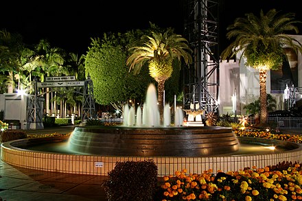 The Fountain of Fame, the park's entrance plaza