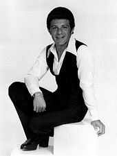 Frankie Avalon reached number one with a re-recording of his 1959 hit "Venus". Frankie Avalon 1976.JPG