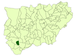 Fuensanta de Martos - Carte