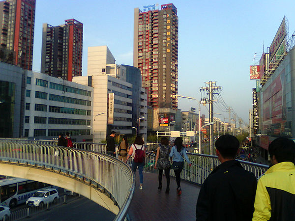 Image: Fuyang Anhui Downtown Area Walkway