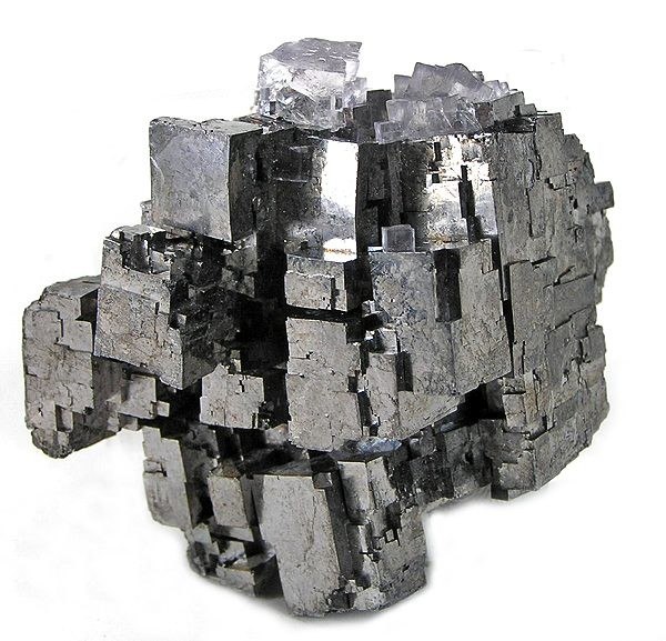 Galena-fluorite specimen from the Elmwood mine, south of Carthage