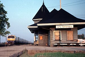 Гананок темір жол станциясы 1982.jpg