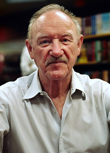 Hackman at a book signing in 2008