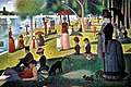 Georges Seurat: Vasárnap délután a Grande Jatte szigetén (1885)