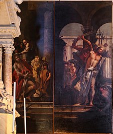 Giovanni Battista Tiepolo, Włożenie korony cierniowej i Ubiczowanie
