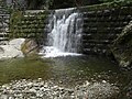 Waterfall at the beginning of the Glasenbachklamm