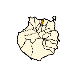 Localização municipal na Gran Canaria