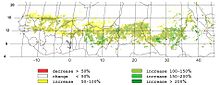 Greening of the Sahel between 1982 and 1999 Greening Sahel 1982-1999.jpg