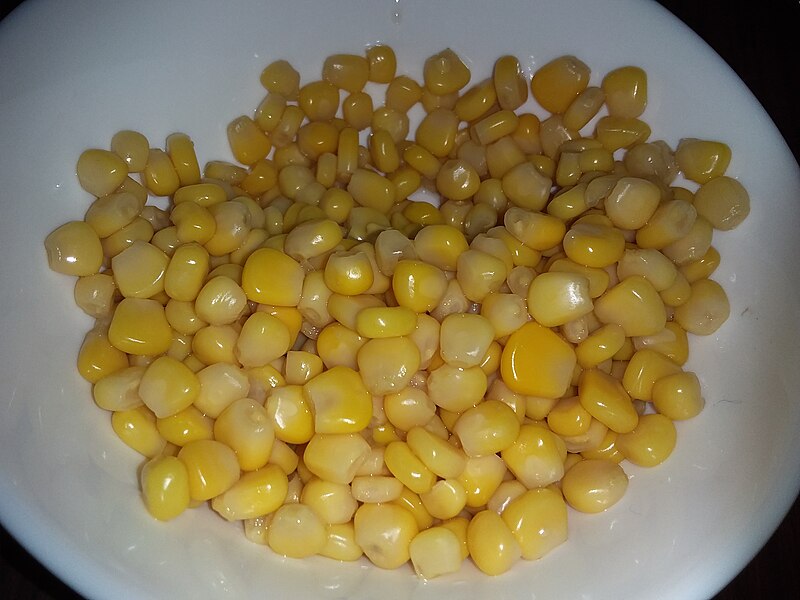 File:HK food yellow 玉米粒 cooked Maize kernel June 2019 SSG 01.jpg