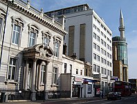 Bibliotheek en Moskee in Haggerston