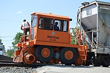 A Rail King rail car mover Hamler Rail King.jpg