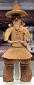 Haniwa d'un personnage important (chef ?) armé. Ibaraki, vers 500, British Museum.