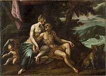 Hans von Aachen, c. 1574-1588, Venus and Adonis