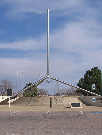 The Helium Centennial Time Columns Monument located in Amarillo, Texas, holds four time capsules in stainless steel intended to be opened after durations of 25, 50, 100, and 1,000 years after they were locked in 1968.[10]