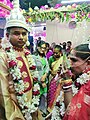 File:Hindu marriage ceremony of two blind persons at Voice Of World Kolkata IMG 20240126 191056 50.jpg