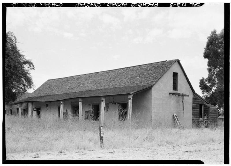 File:Historic American Buildings Survey - Fernando Pacheco Adobe, 3119 Grant Street, Concord, Contra Costa County, CA HABS CAL,7-CONC,1-3.tif