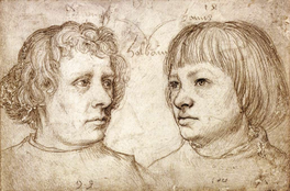 Portret fan Ambrosius en Hans troch harren heit Hans Holbein de Alde