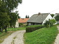 Čeština: Obec Hudlice v okrese Beroun, roubenka nápověda English: village Hudlice in Central Bohemian Region, CZ help