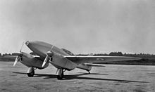 The race winner (formerly G-ACSS), as K5084 in RAF livery, 1936