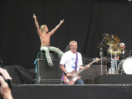 Mike Watt and Iggy Pop at Sziget, 2006