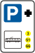 Italian traffic signs - parcheggio di scambio con tram.svg