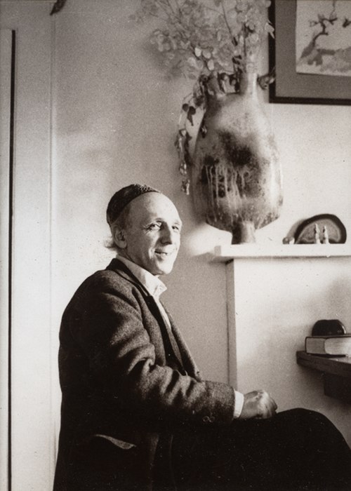 Cutler at his flat in Gospel Oak, North London, in 1973