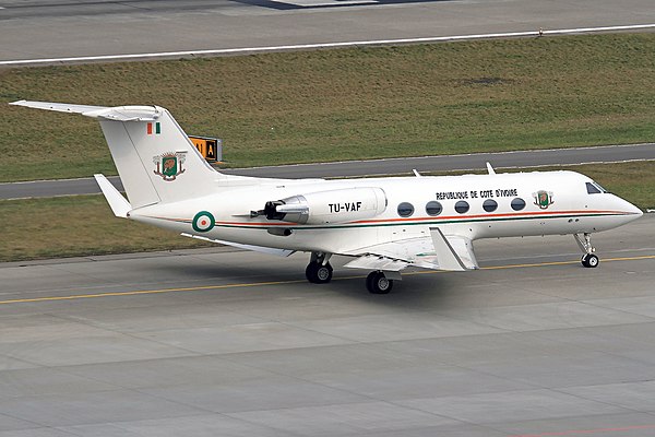 A Côte d'Ivoire Gulfstream G-IV