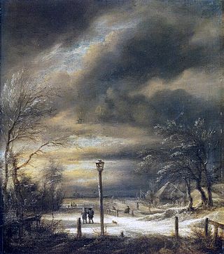 <i>Winter Landscape near Haarlem</i> Painting by Jacob van Ruisdael