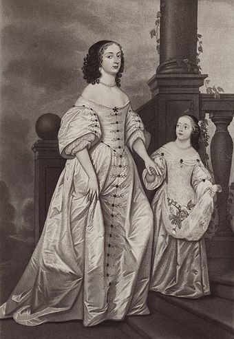 Electress Sophia and her daughter