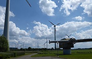 Entrance to the Jade Wind Farm