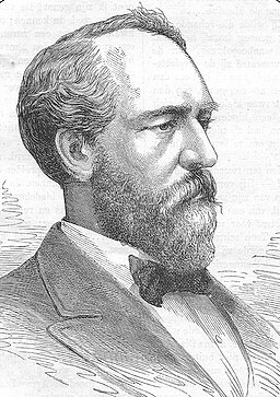 James A. Garfield, Holzstich, um 1880