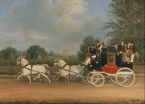The London-Farringdon coach, 1835