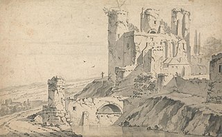 Ruined Castle on a River