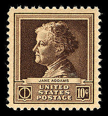 Jane Addams on U.S. Postage Stamp Jane addams stamp.JPG