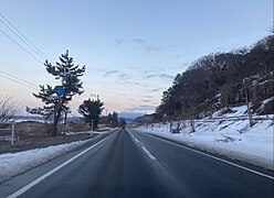 Japan National Route 101 in Fukaura.jpg