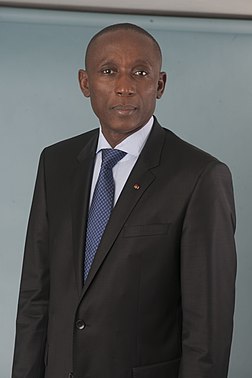 L'écrivain et homme politique burkinabè Jean-Baptiste Natama en 2015.