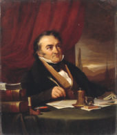 Sismondi, who wrote the first critique of the free market from a liberal perspective in 1819 Jean Charles Simonde de Sismondi (1773-1842).png