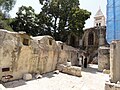 Monk houses and bells on top the Holy Sepulchre church