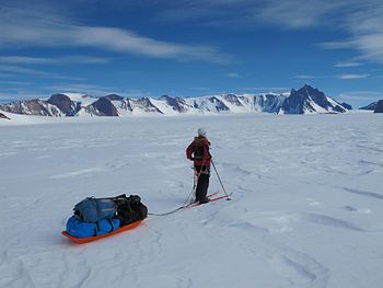 Foto: Lars Nøring Jøkulkyrkja (3148 moh.), det høyeste fjellet i Dronning Maud Land.