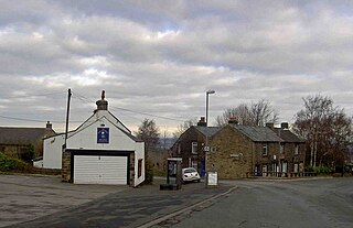 Hoylandswaine Village in South Yorkshire, England