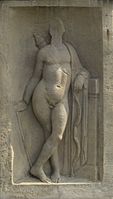 Viergötterstein, Relief von Venus und Vulkan.